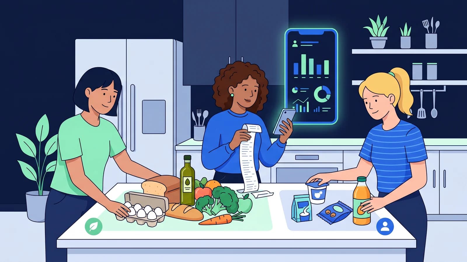 Shared Grocery Expenses: Fair Splitting Methods